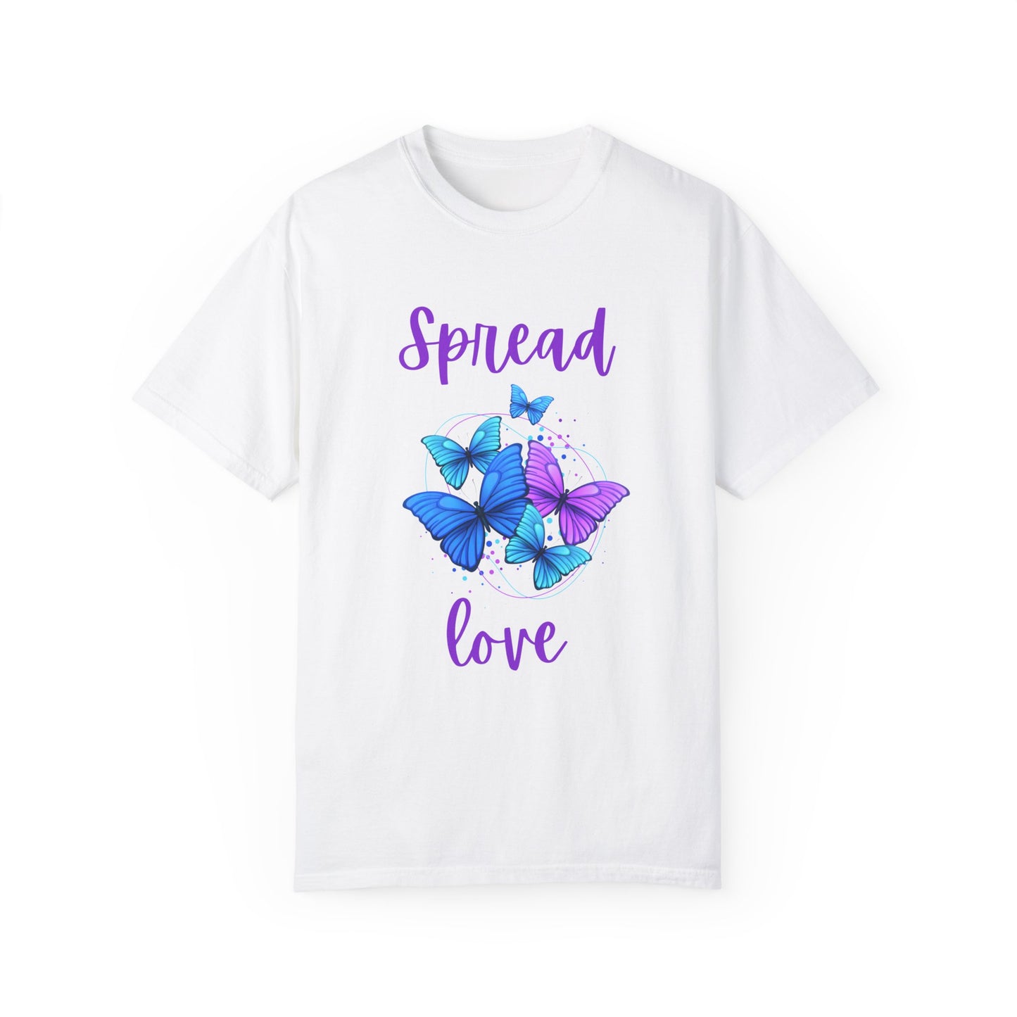 Spread Love Unisex Garment-Dyed T-shirt