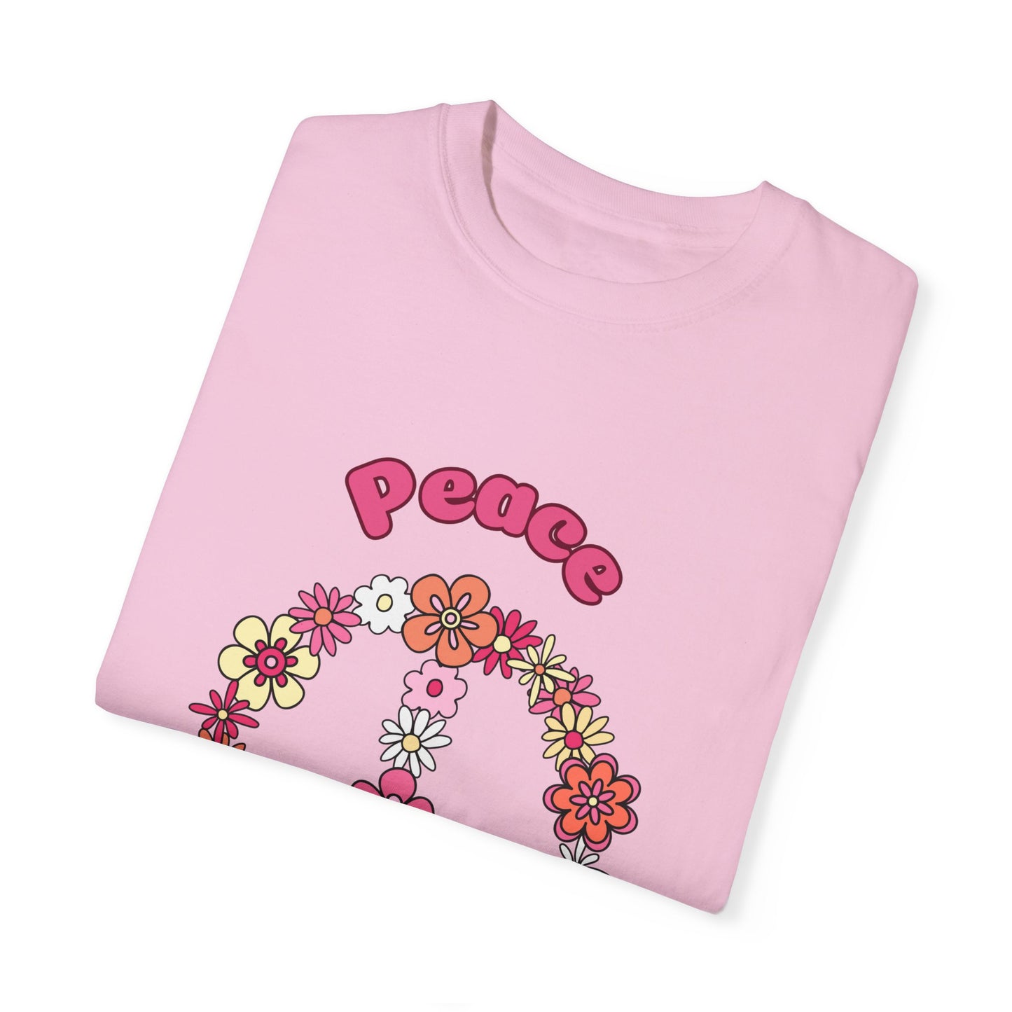 Peace Unisex Garment-Dyed T-shirt