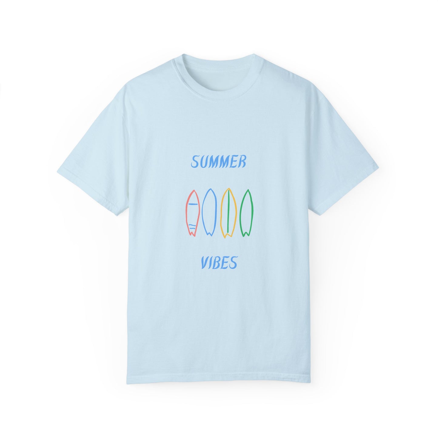 Summer Vibes Unisex Garment-Dyed T-shirt