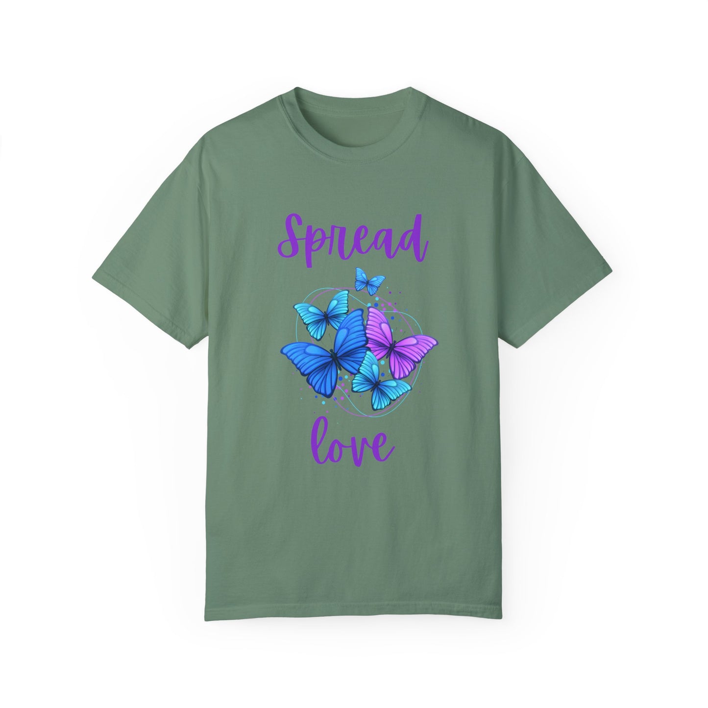 Spread Love Unisex Garment-Dyed T-shirt