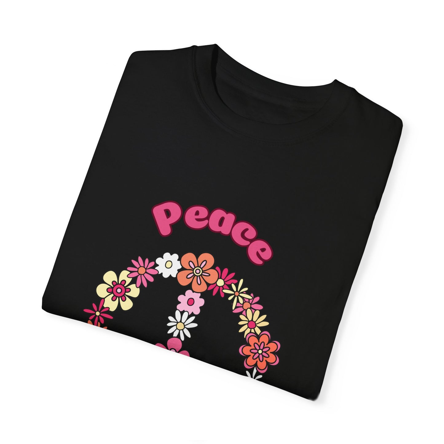 Peace Unisex Garment-Dyed T-shirt