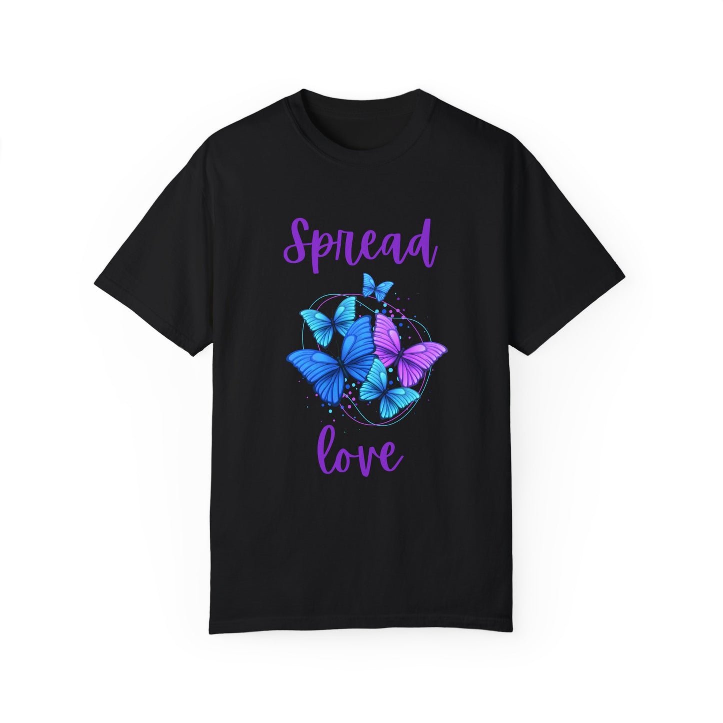 Spread Love Unisex Garment-Dyed T-shirt