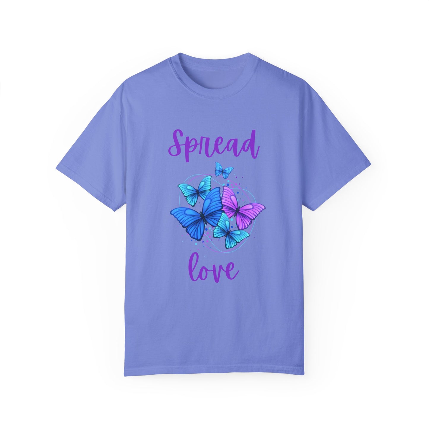 Spread Love Unisex Garment-Dyed T-shirt