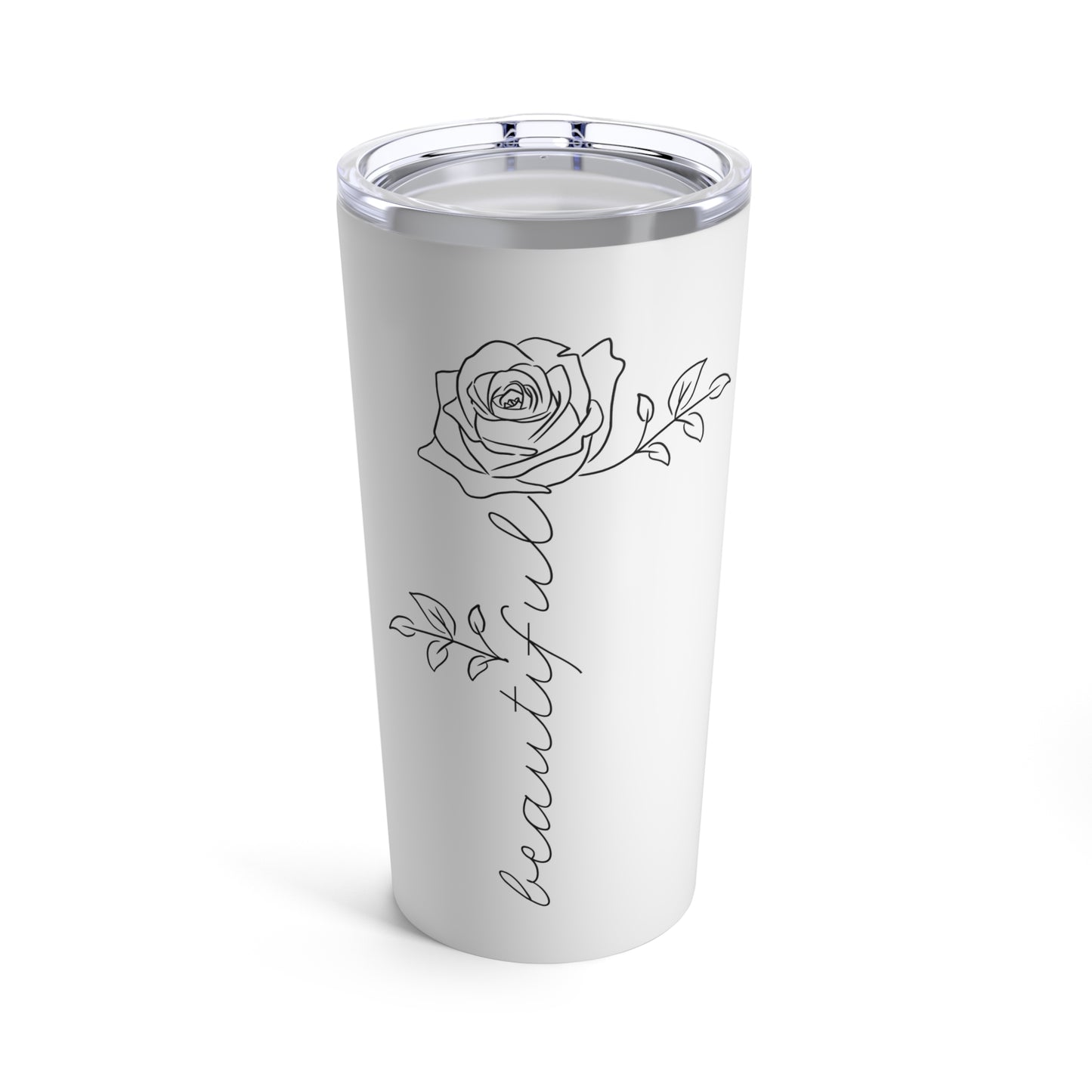 Beautiful Rose Tumbler 20oz