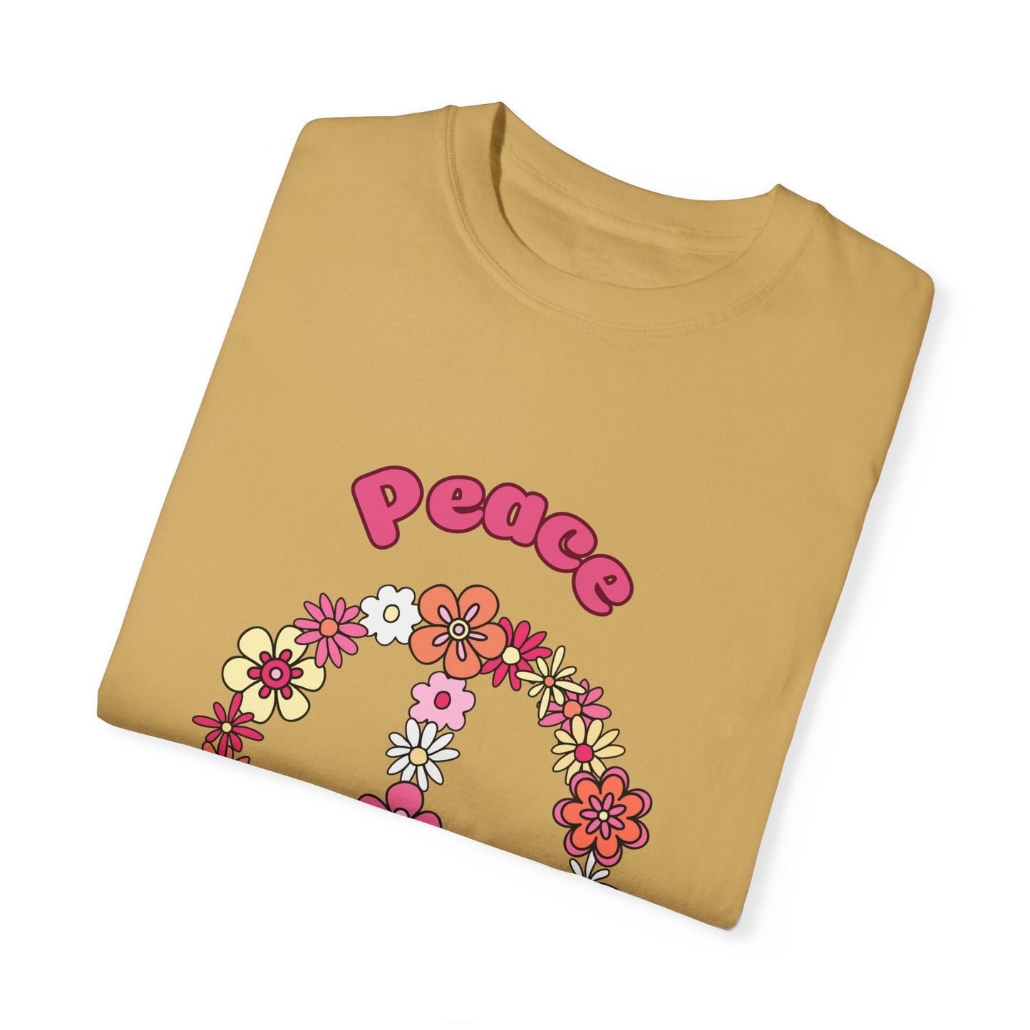 Peace Unisex Garment-Dyed T-shirt