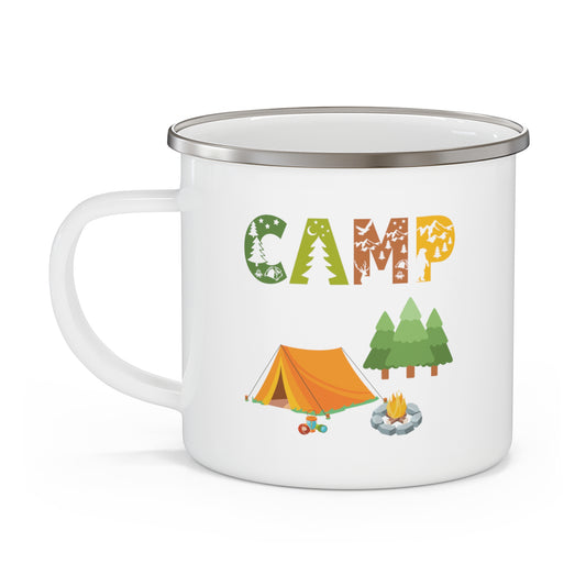 Camping Enamel Mug