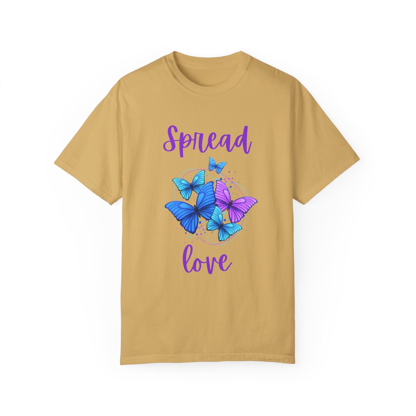 Spread Love Unisex Garment-Dyed T-shirt