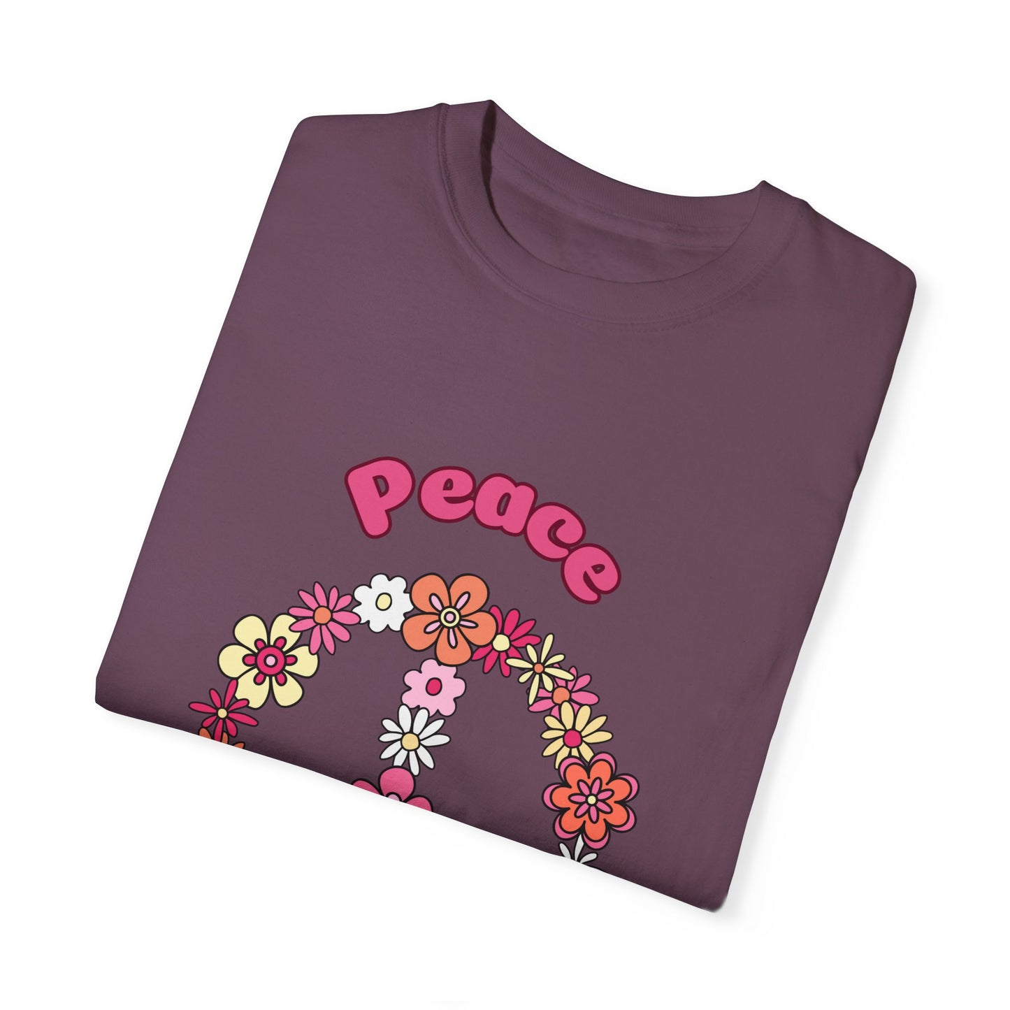 Peace Unisex Garment-Dyed T-shirt