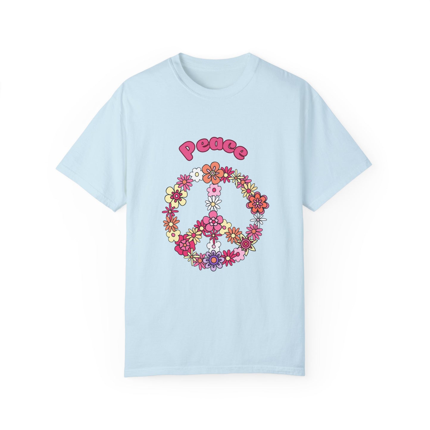 Peace Unisex Garment-Dyed T-shirt