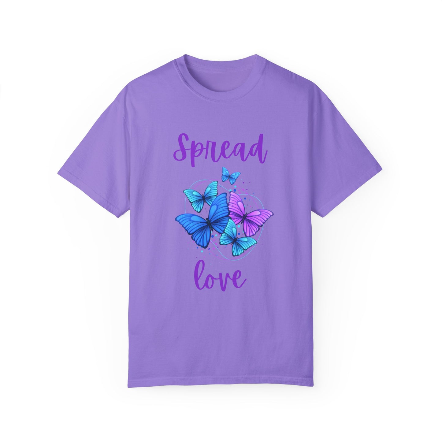 Spread Love Unisex Garment-Dyed T-shirt