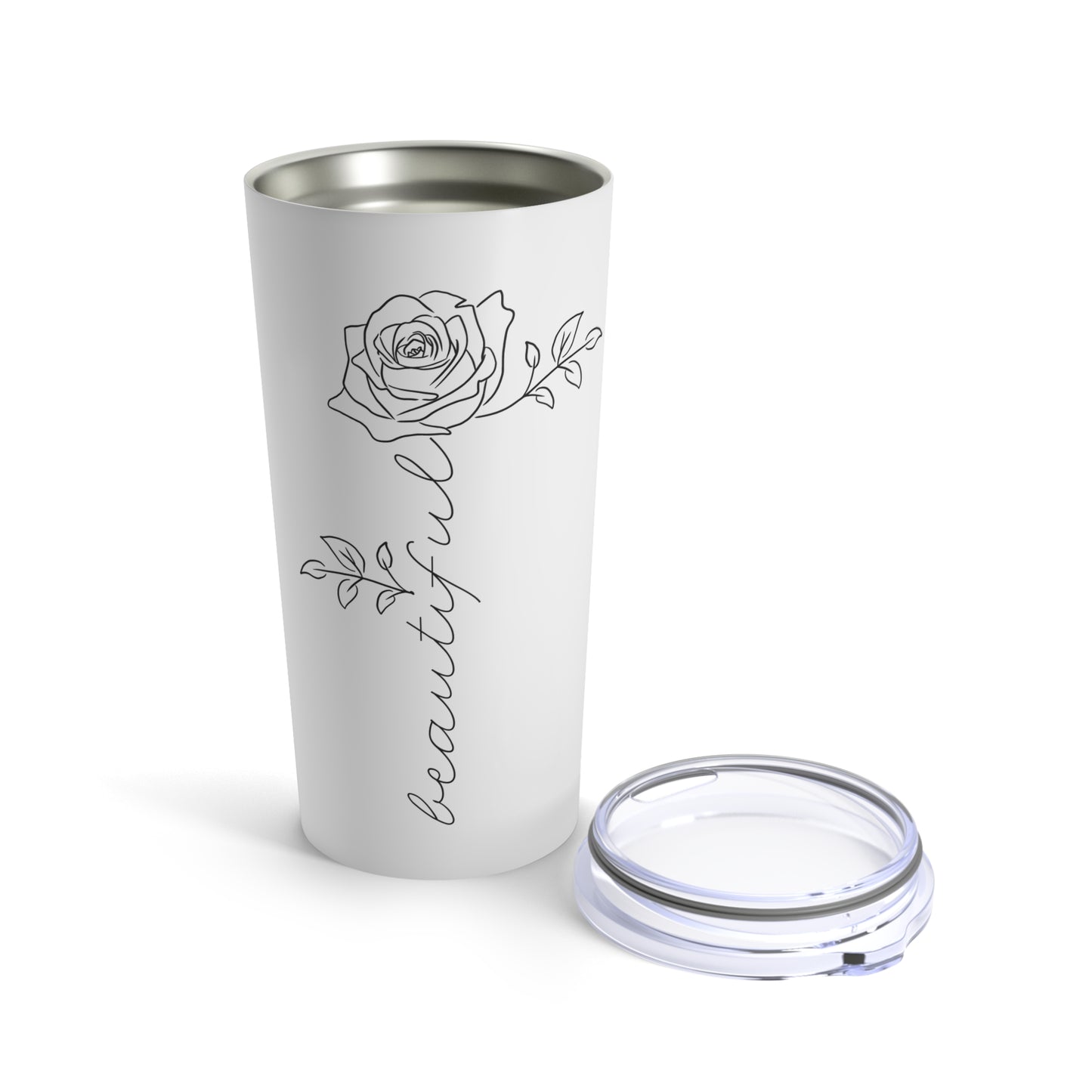 Beautiful Rose Tumbler 20oz