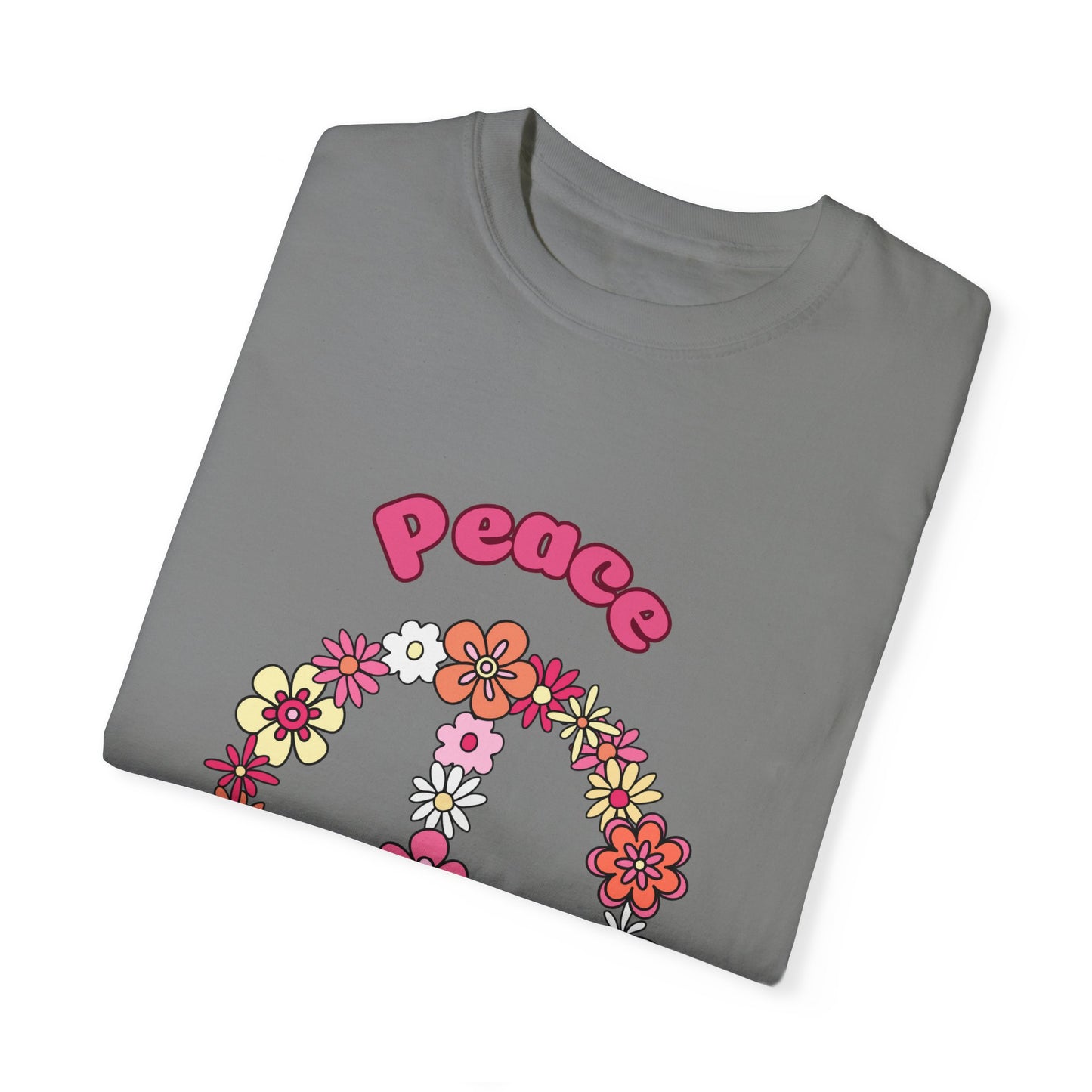 Peace Unisex Garment-Dyed T-shirt