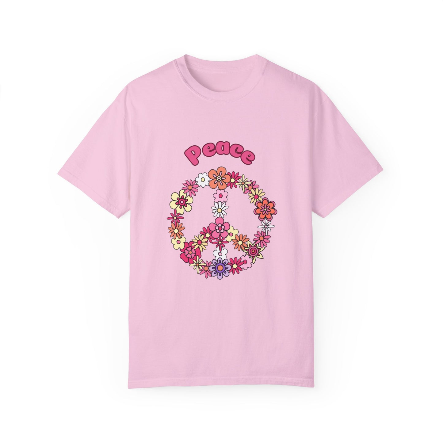 Peace Unisex Garment-Dyed T-shirt