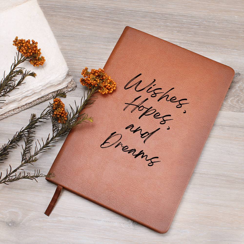 Wishes, Hopes, and Dreams Journal. Perfect gift for daughter going to college or high school.