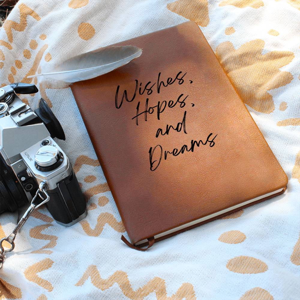 Wishes, Hopes, and Dreams Journal. Perfect gift for daughter going to college or high school.